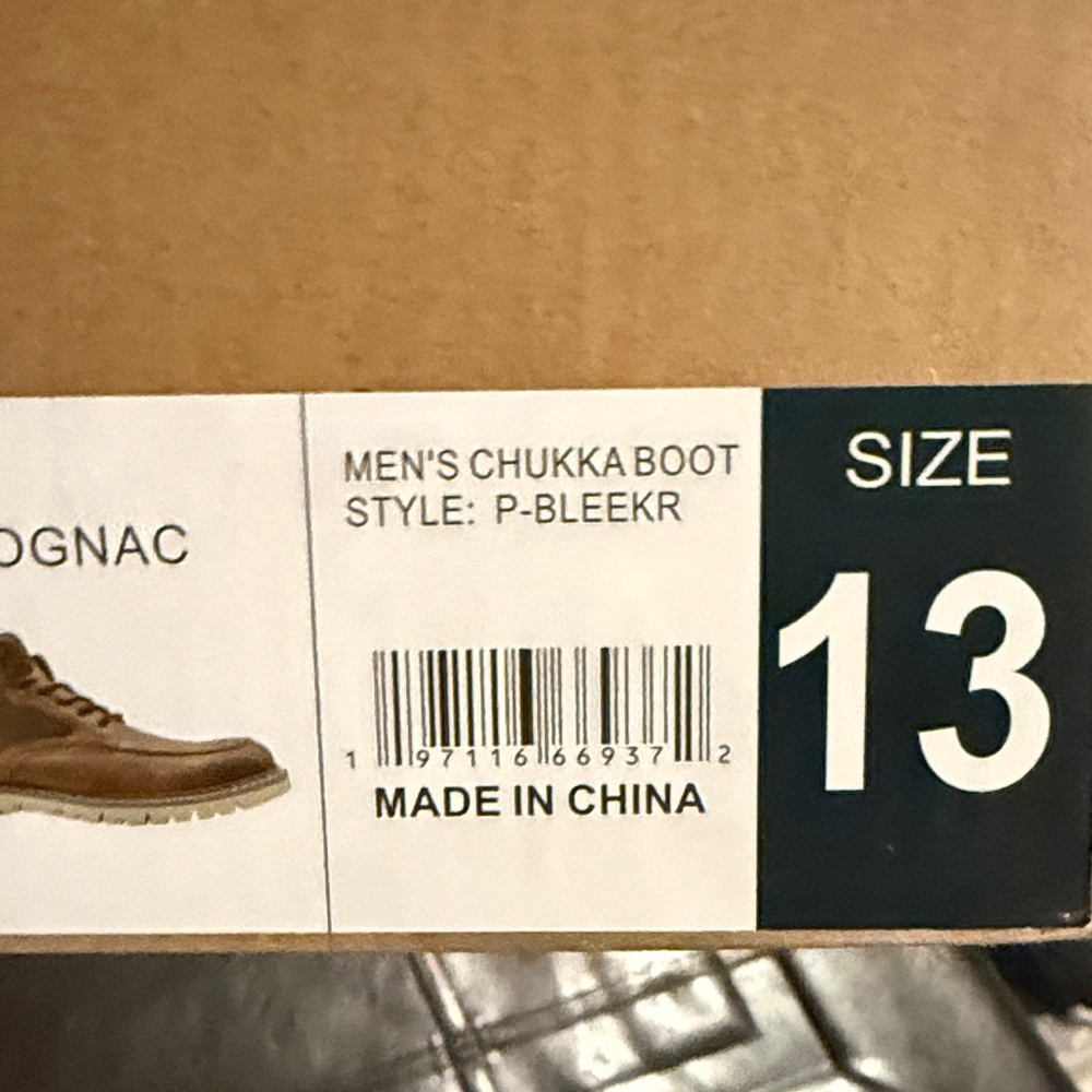 Steve Madden Men's Chukka Boots in Cognac